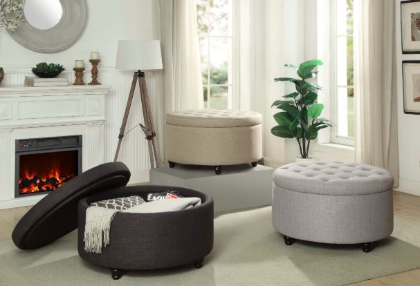 Baron Round Ottoman