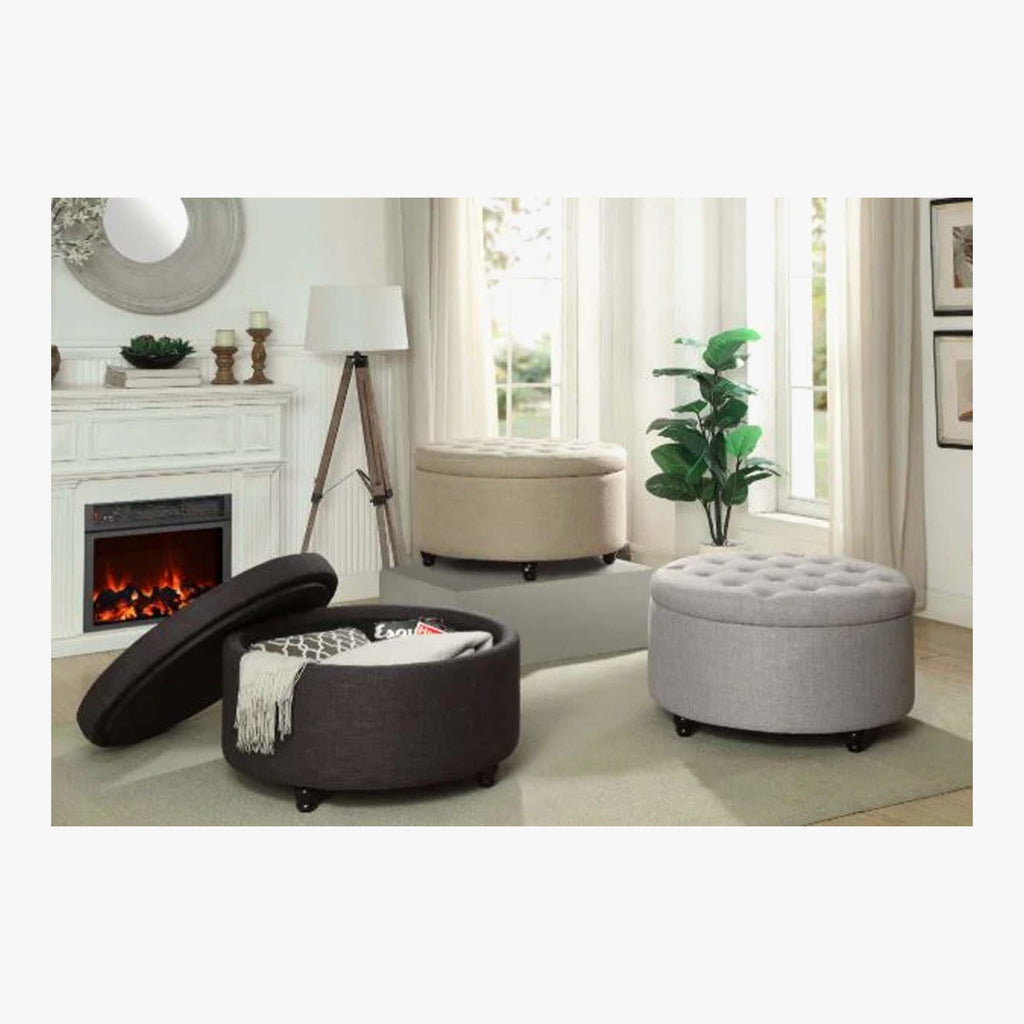 Baron Round Ottoman