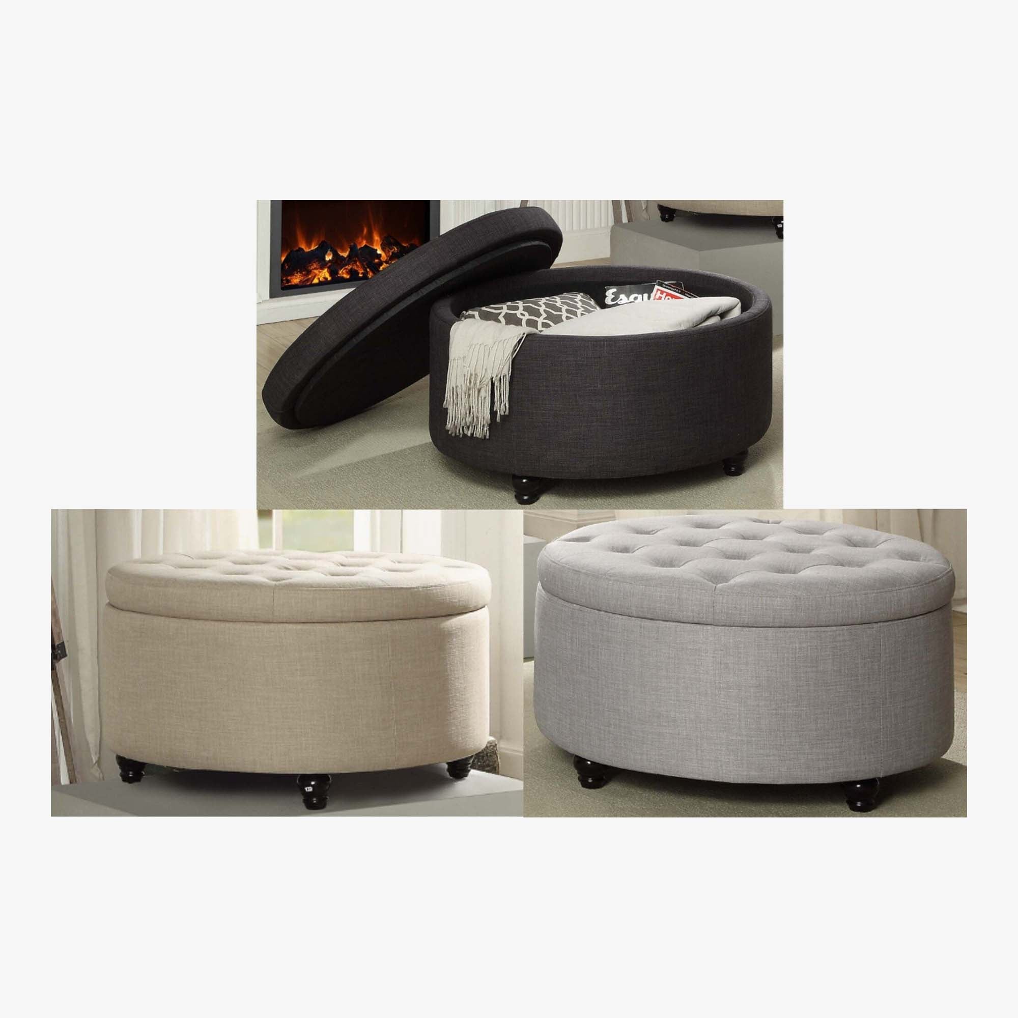 Baron Round Ottoman
